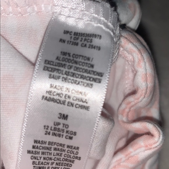 Little Me Pink Footie 3M Bows Tulle EUC - Picture 9 of 10